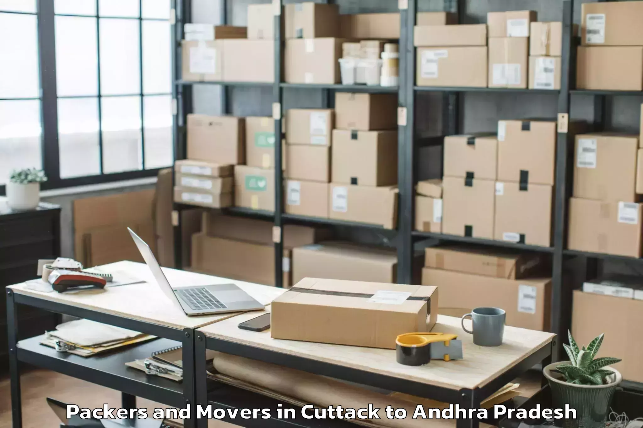 Expert Cuttack to Santhanuthalapadu Packers And Movers